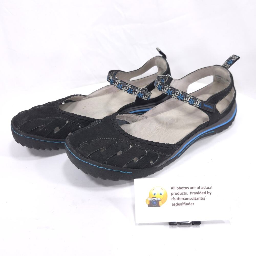 Jambu Apple Blossom Casual Mary Jane Shoe Womens Size 9.5 WJ18APP01 Black